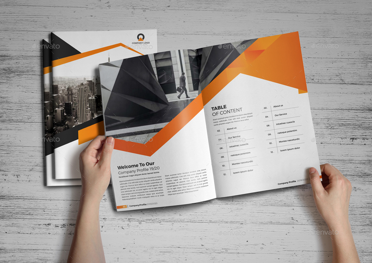 Company Profile Brochure Template V3, Print Templates | GraphicRiver